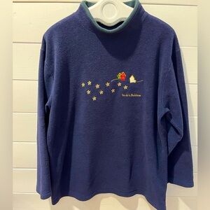 💙 ATTRACTION NAVY FLEECE TOP XL – ÎLES DE LA MADELEINE VINTAGE